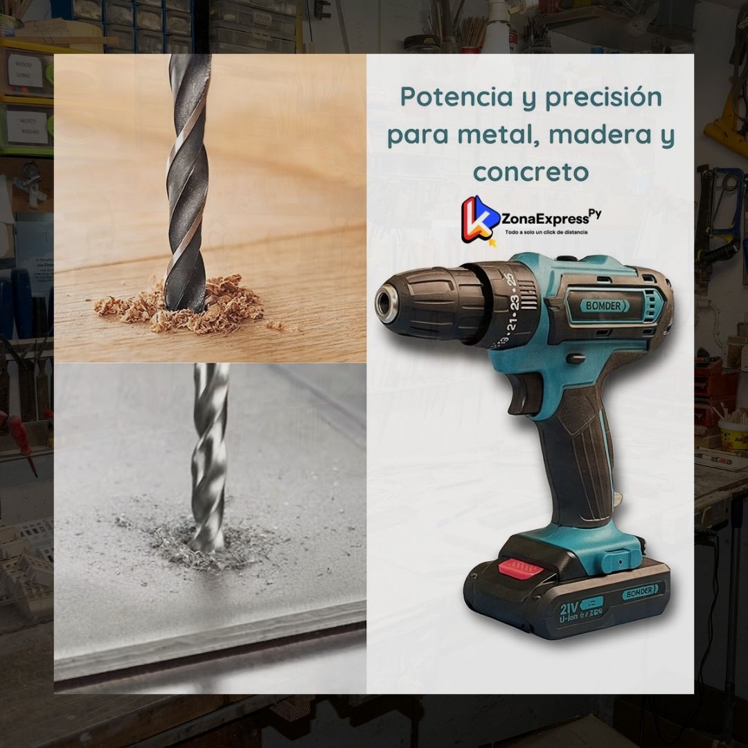 El Bomder 21V 35Nm incluye batería, accesorios y maletín (Copia)