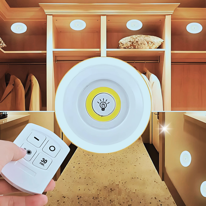 Set de 3 luces con control