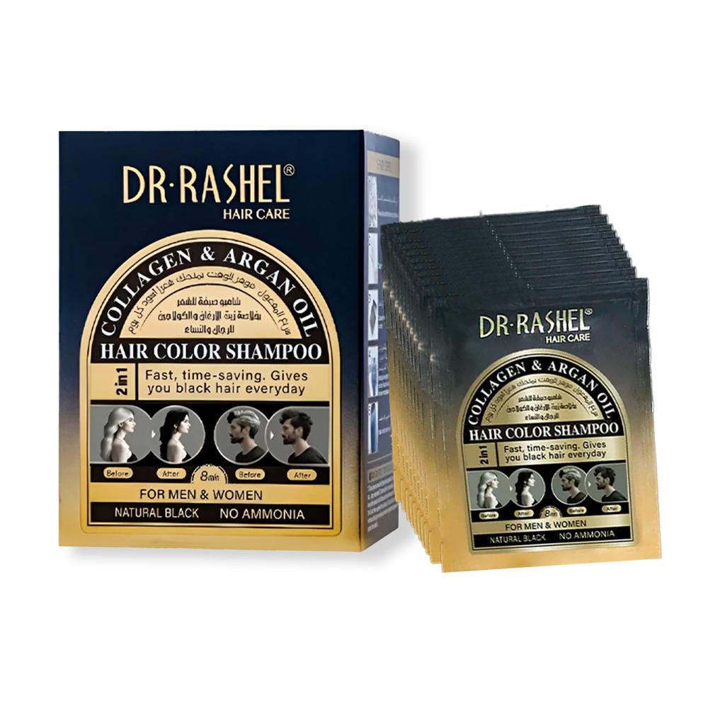 Shampoo Tinte Dr. Rashel Cubre Canas