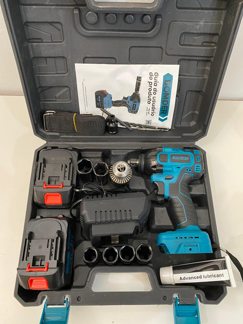 🔩 Pistola de Impacto 21V – 450 Nm con 2 Baterías