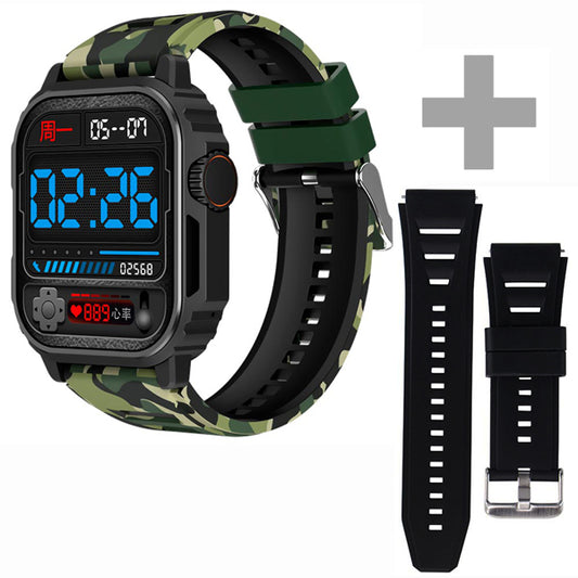 Reloj Smartwatch Tipo Militar Negro
