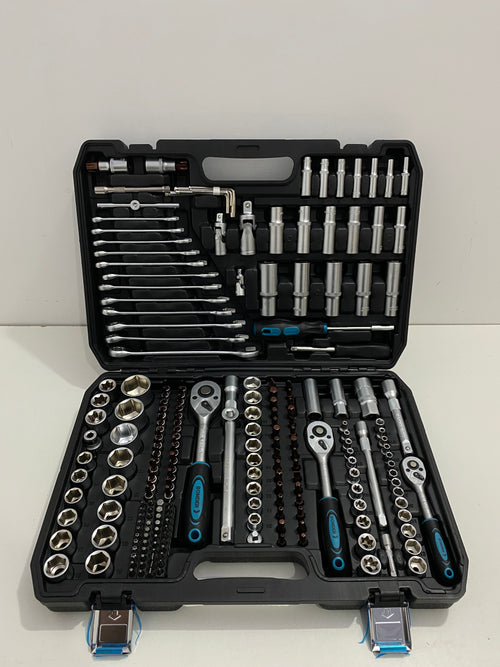 🧰 Juego de Llaves y Tubos – 216 Piezas con Maletín