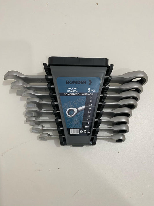 Juego De Llave Comb Con Carraca 8pcs