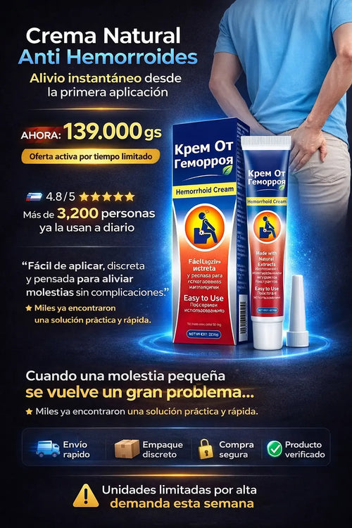 Crema Natural Hemorroide