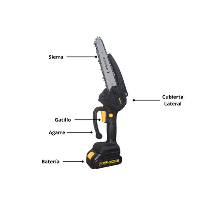 Minimotosierra Inalámbrica BOMVINK 21V – 6 Pulgadas