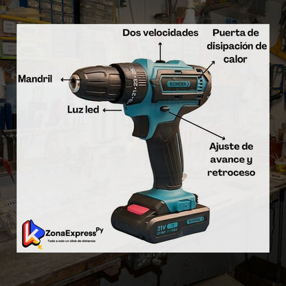El Bomder 21V 35Nm incluye batería, accesorios y maletín (Copia)