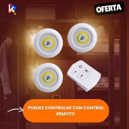 Set de 3 Luminosos LED – Ilumina al Instante Cada Rincón