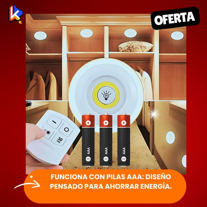 Set de 3 Luminosos LED – Ilumina al Instante Cada Rincón