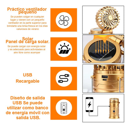 Lampara Portatil 3 en 1